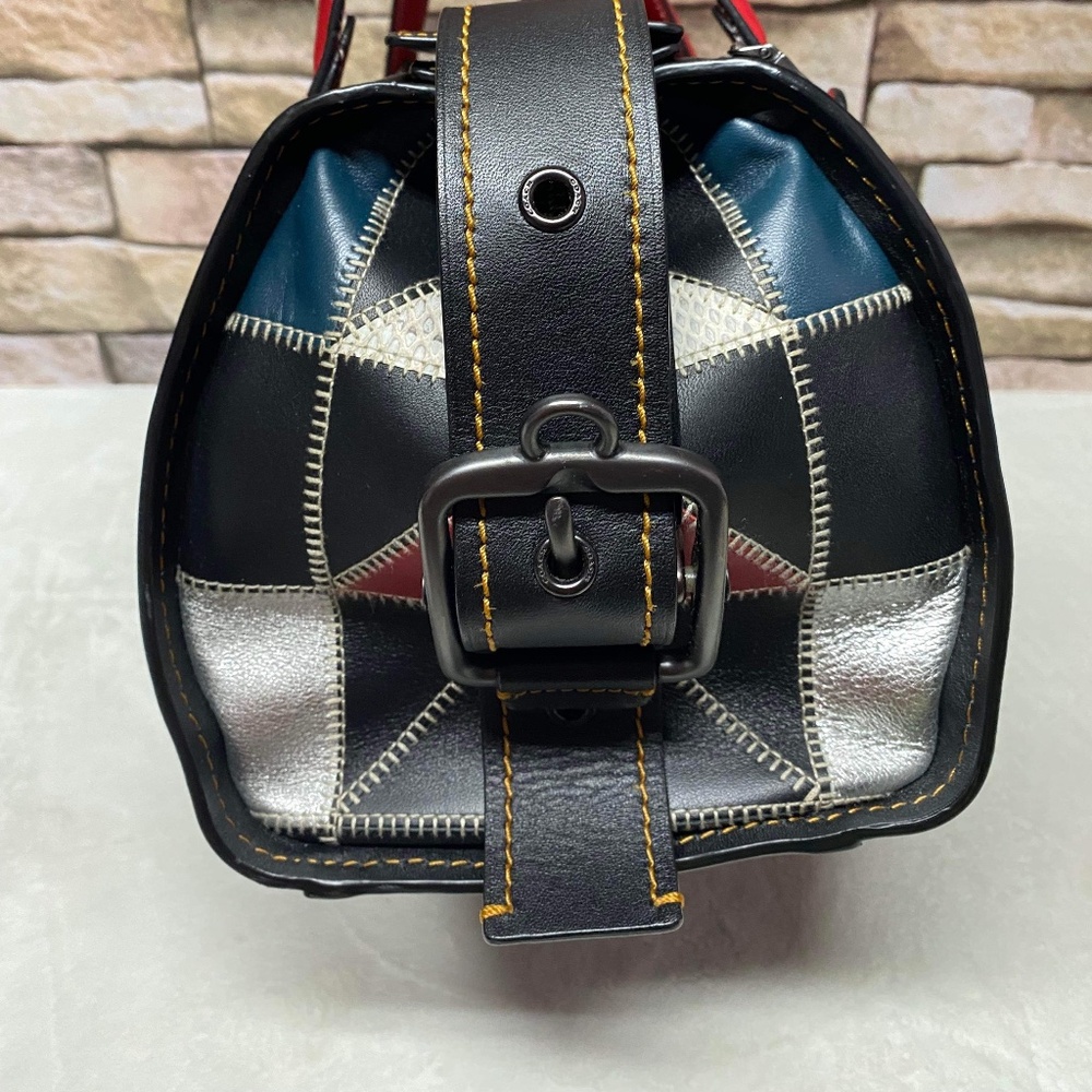 Coach 1941 BADLANDS satchel 25 in b-boy prairie patchwork EUC